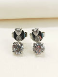 Mahua 92.5 Silver Swarovski Stone Tops