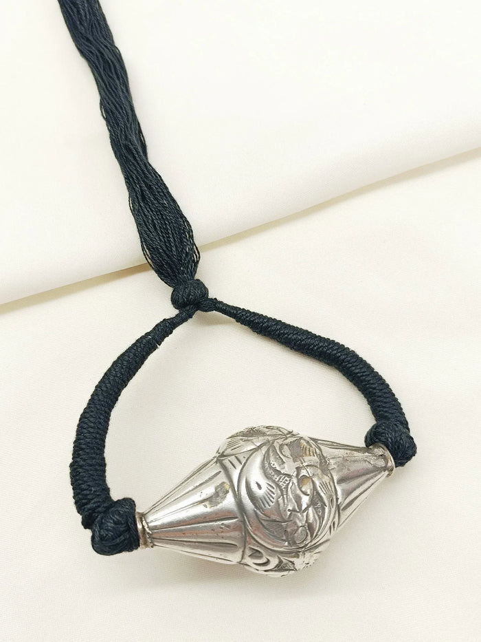 Mangala Black Oxidized Neckpiece