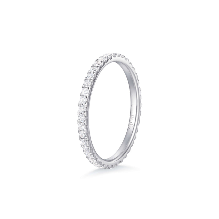 Marcella Round Diamond Wedding Band