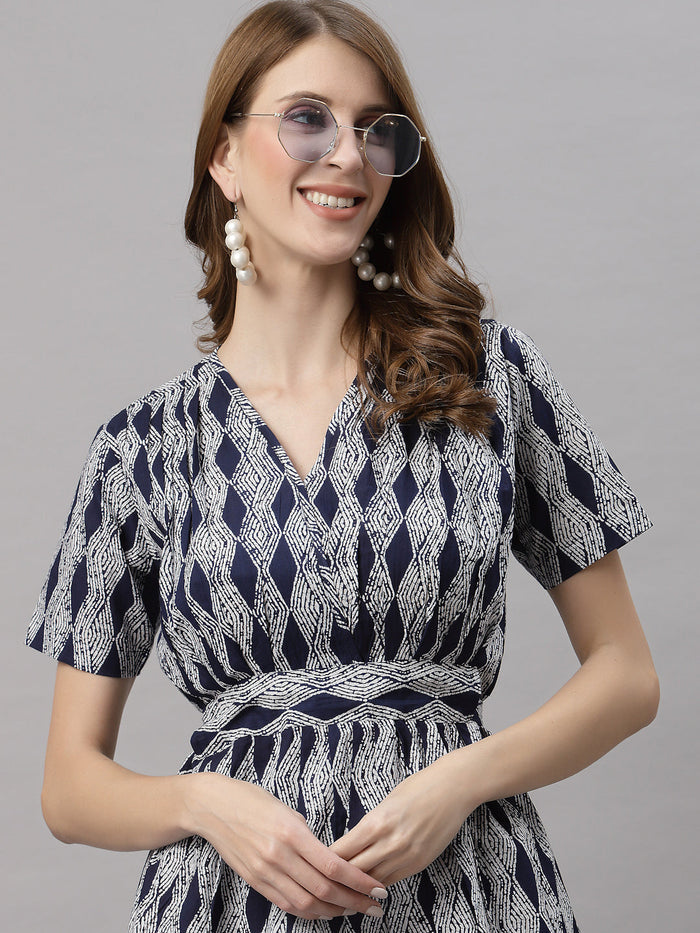 Marie Indigo Dress