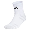 Men's 5 Star Team 3 Quarter Crew Socks White and Black