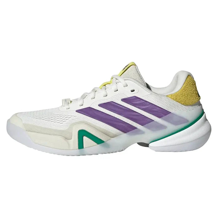 Men's Barricade 14 Shoes White and Active Purple