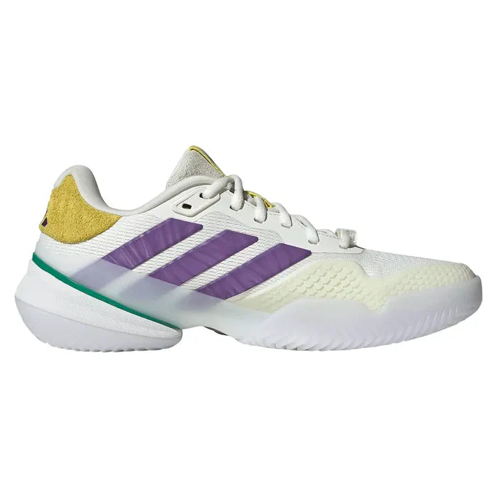 Men's Barricade 14 Shoes White and Active Purple