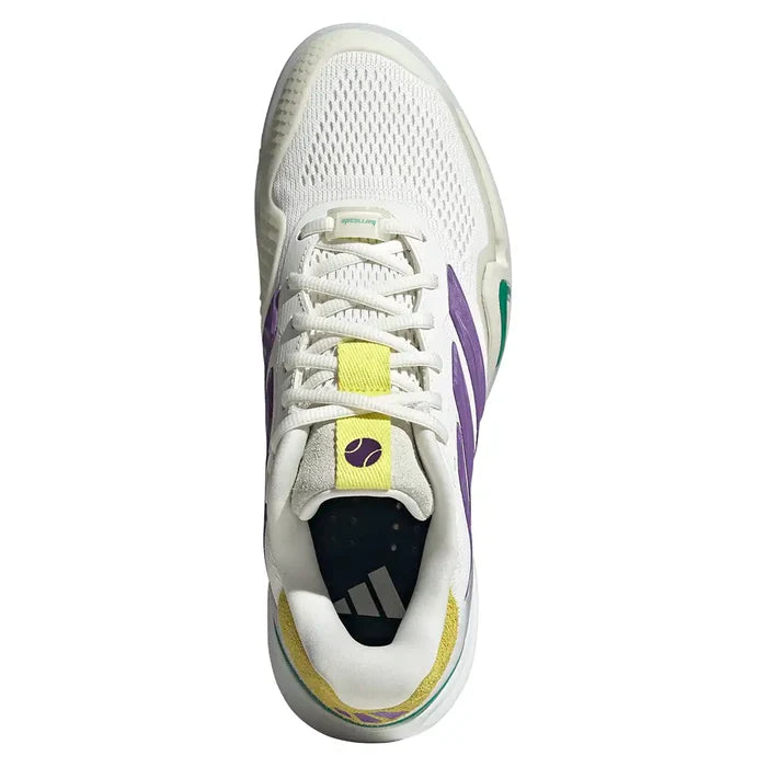 Men's Barricade 14 Shoes White and Active Purple