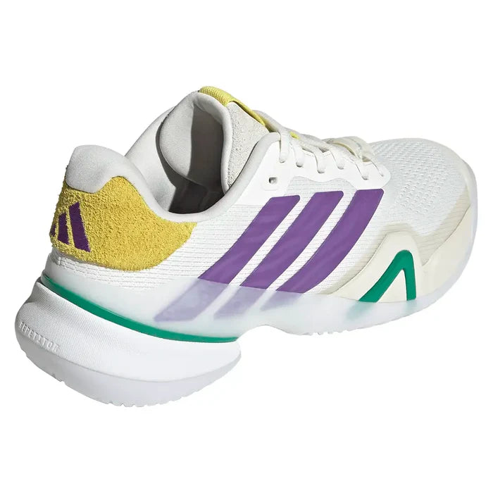 Men's Barricade 14 Shoes White and Active Purple