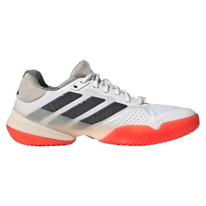 Men's Barricade 14 Shoes White and Carbon