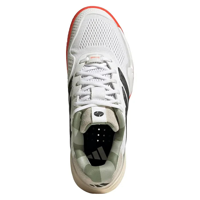 Men's Barricade 14 Shoes White and Carbon