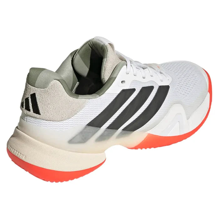 Men's Barricade 14 Shoes White and Carbon