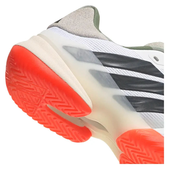 Men's Barricade 14 Shoes White and Carbon