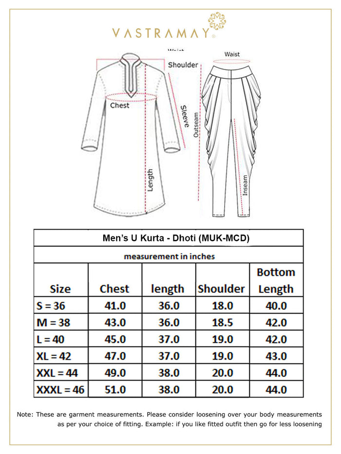 Men's Black Cotton Linen Blend Pathani Kurta And White Dhoti Set
