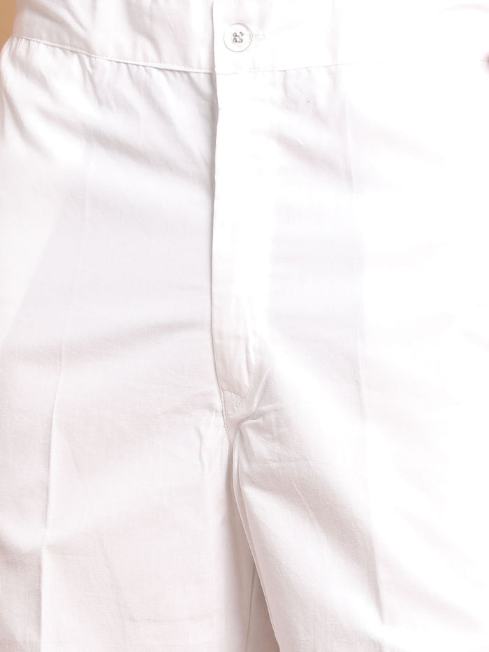 Men's Black  Solid Kurta With Pyjama