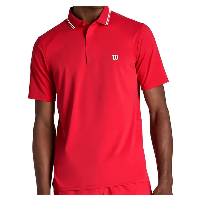 Men's Challengers Technical Polo Varsity Red