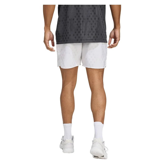Men's Club Graphic 7 Inch Short White and Dash Grey