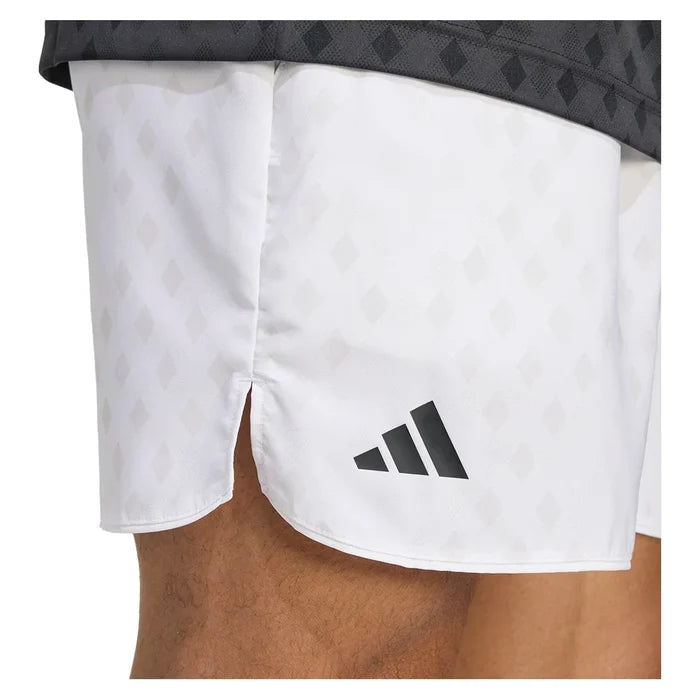 Men's Club Graphic 7 Inch Short White and Dash Grey