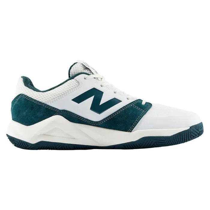 Men's Coco Delray D Width Court Shoes NB White and Deep End
