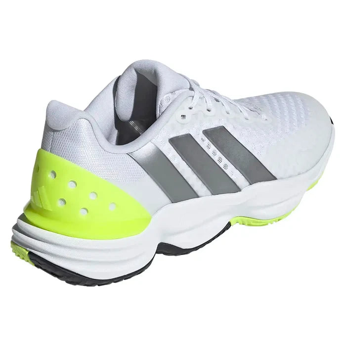 Men's Court Pickleball Shoes White and Tech Grey Metallic