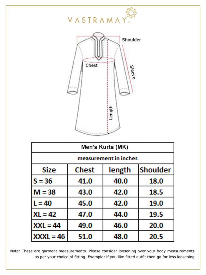 Men's Cream Rayon Kurta