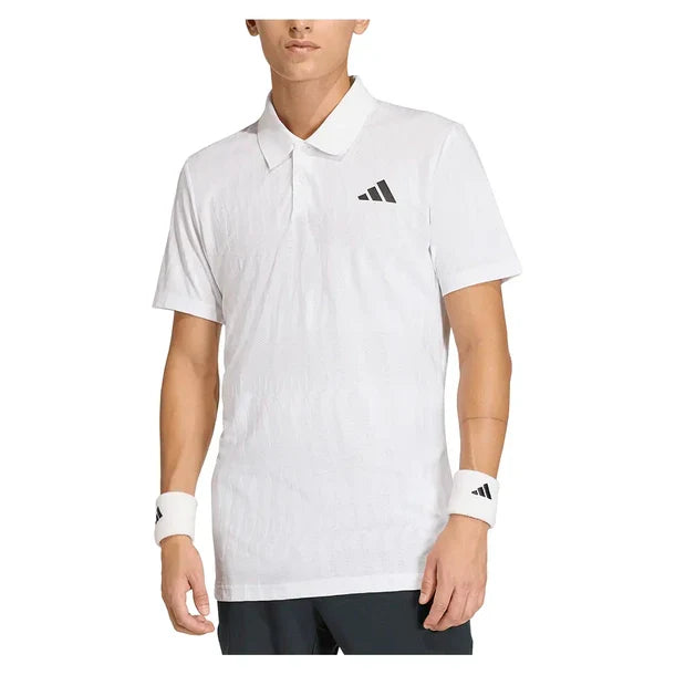 Men`s Freelift Tennis Polo White