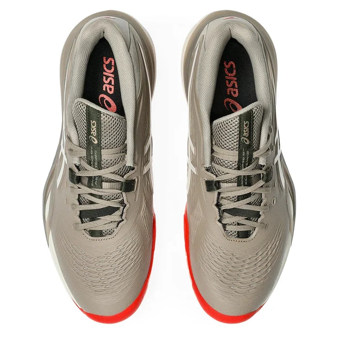 Men's GEL-Resolution X Shoes Greige and Soft Oat