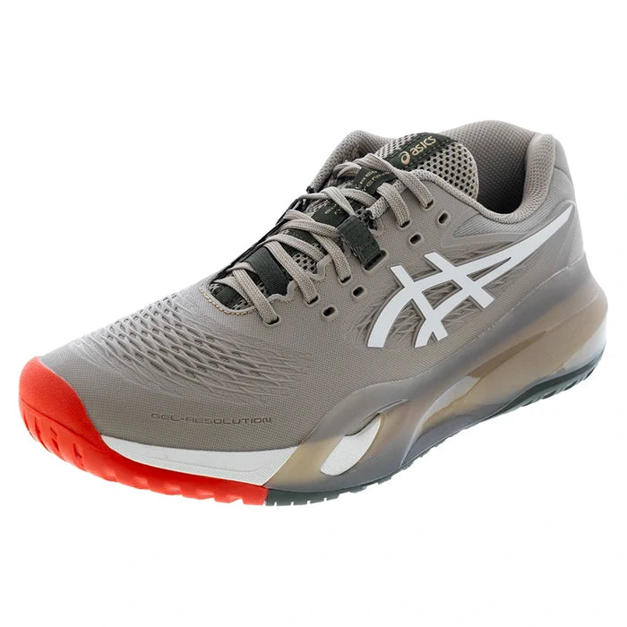 Men's GEL-Resolution X Wide Shoes Greige and Soft Oat