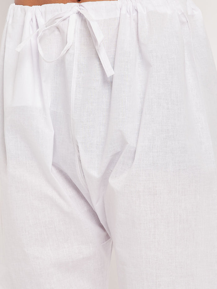 Men's Gold Cotton Kurta And Pyjama Set