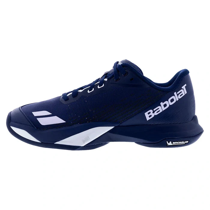 Men's Jet Mach 4 All Court Tennis Shoes Dark Blue and White