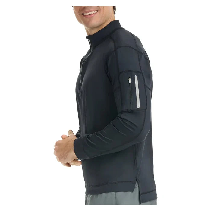 Men's Mock Zip Tennis Top