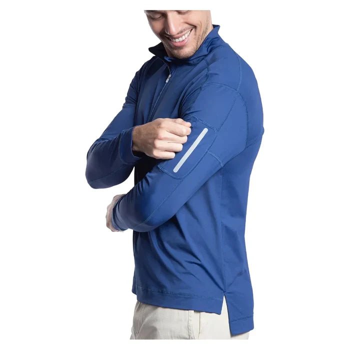 Men's Mock Zip Tennis Top