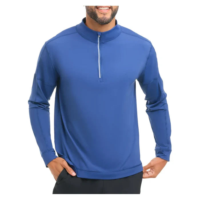 Men's Mock Zip Tennis Top