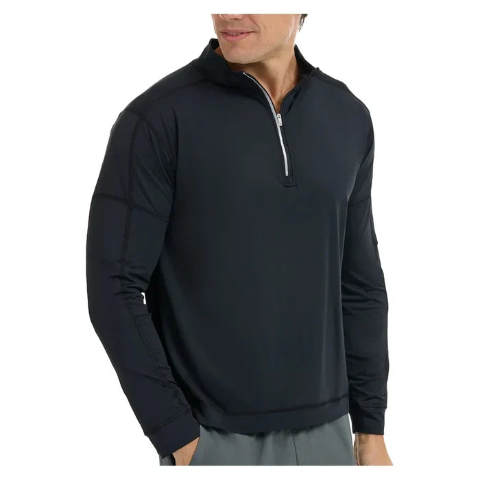 Men's Mock Zip Tennis Top