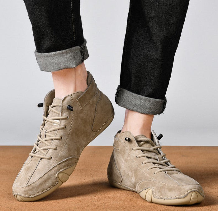 Men’s Octopus High-Top Microfiber with Fleece Lining Martin Boots