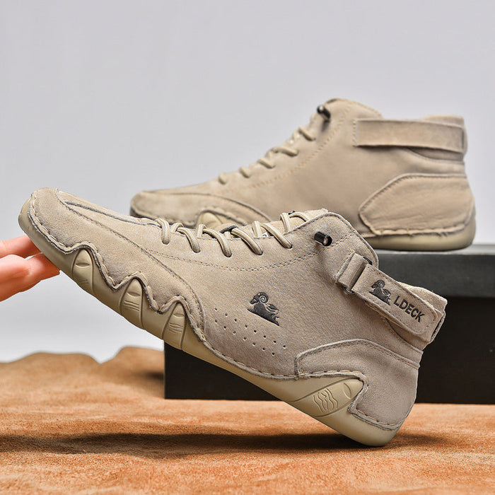 Men’s Octopus High-Top Microfiber with Fleece Lining Martin Boots