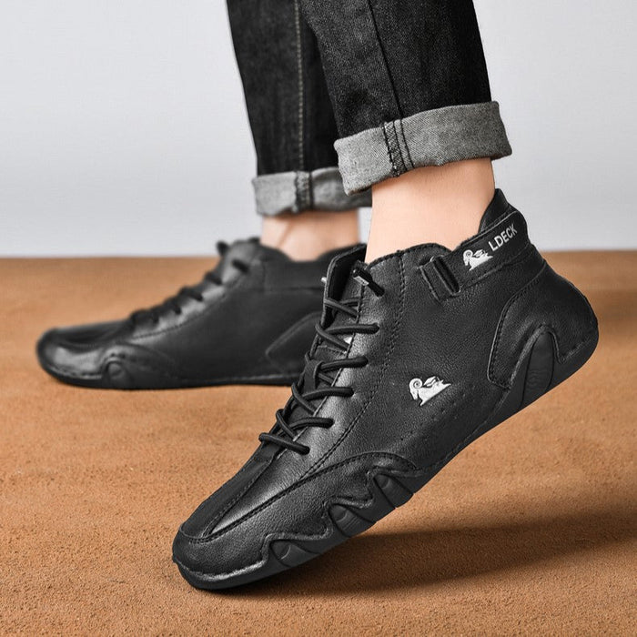Men’s Octopus High-Top Microfiber with Fleece Lining Martin Boots