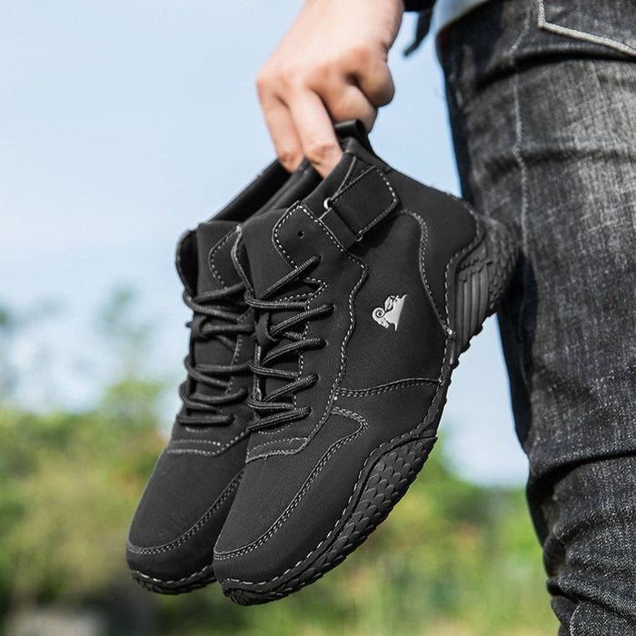 Men’s Octopus High-Top Suede Martin Boots Handmade Casual Boots
