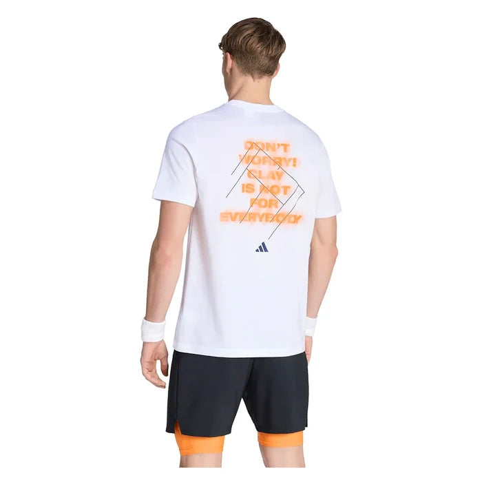 Men`s Paris Graphic Top White