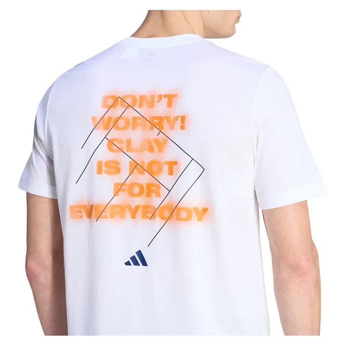 Men`s Paris Graphic Top White