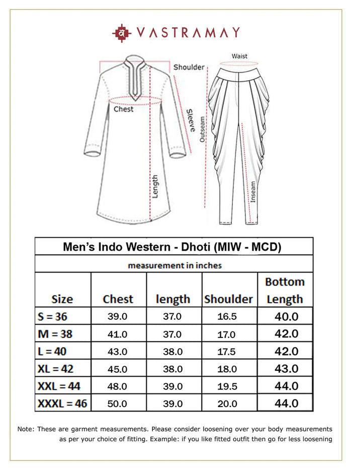 Men's Purple And Rose Gold Jute Sherwani Set