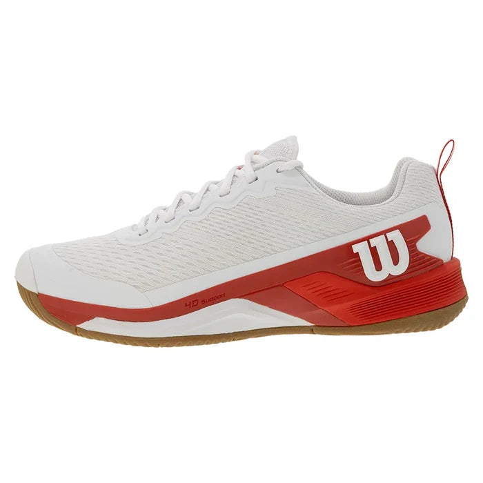 Men's Rush Pro 4.5 Shoes White and Infrared