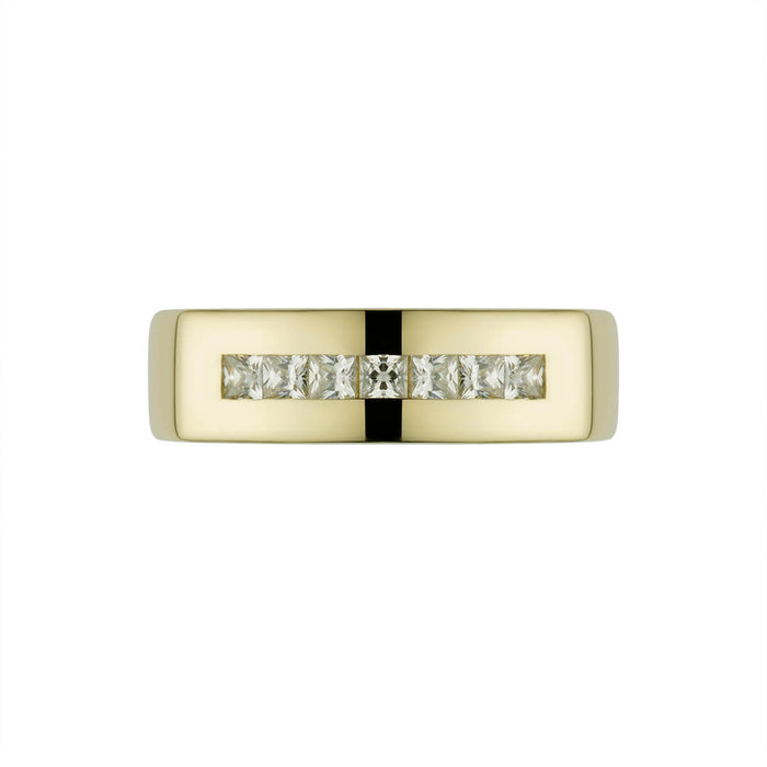 Mens Single Strip Wedding band-ring-lirysjewelry