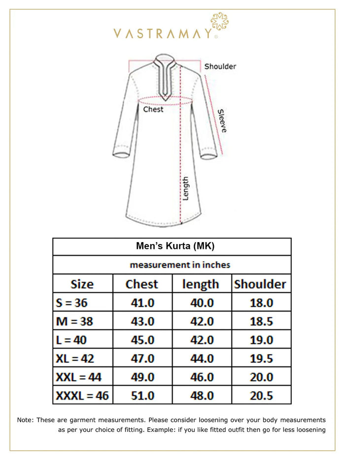 Men's Yellow Rayon Cotton Kurta