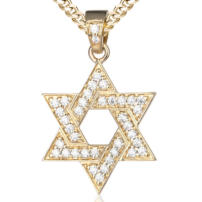 Micro Diamond Star Of David