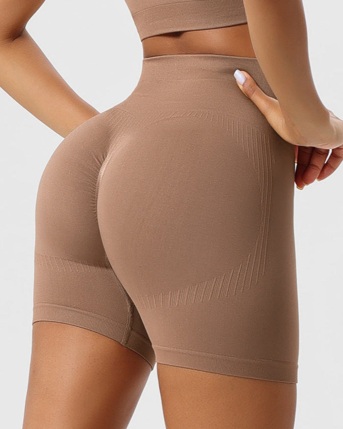 Mid-rise Tummy Control Hip Lift Thin Style Shaping Shorts  - By Qivii