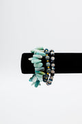 Milena Bead + Stone Bracelet Stack - Final Sale