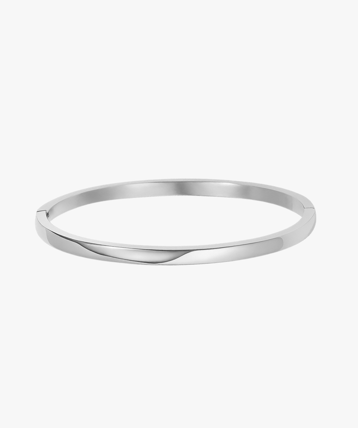 MINA BANGLE BRACELET SILVER