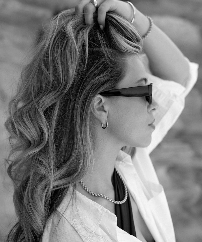 MINI OVAL HOOPS SILVER