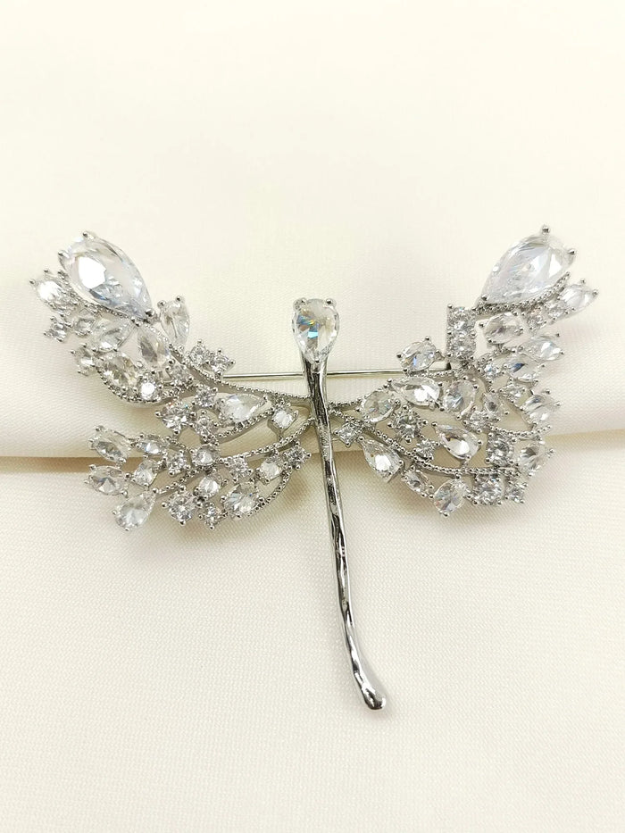 Mishel Silver Butterfly Brooch