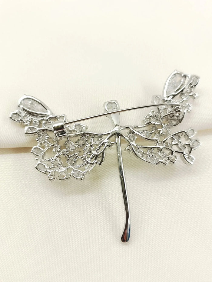 Mishel Silver Butterfly Brooch