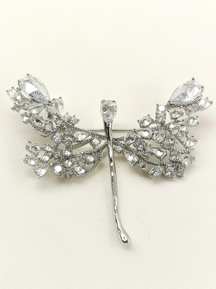 Mishel Silver Butterfly Brooch