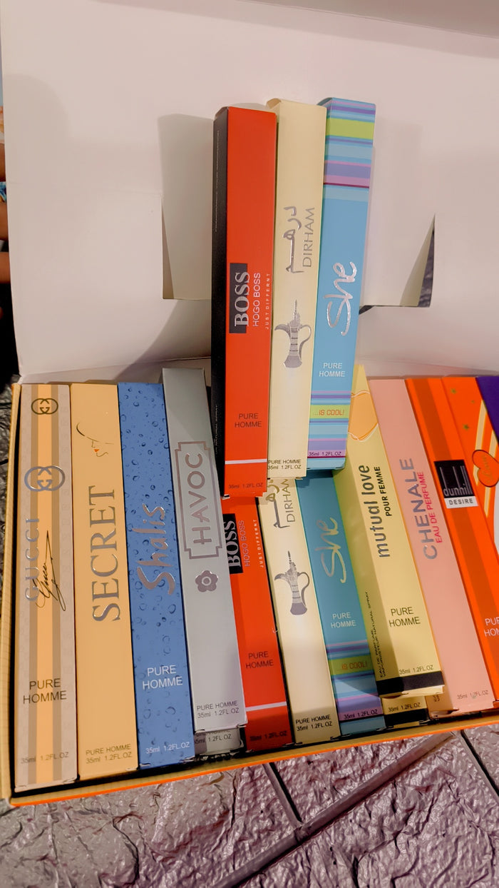 Mix pen perfume box 35 ml (24 pieces)