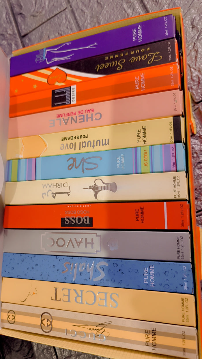 Mix pen perfume box 35 ml (24 pieces)